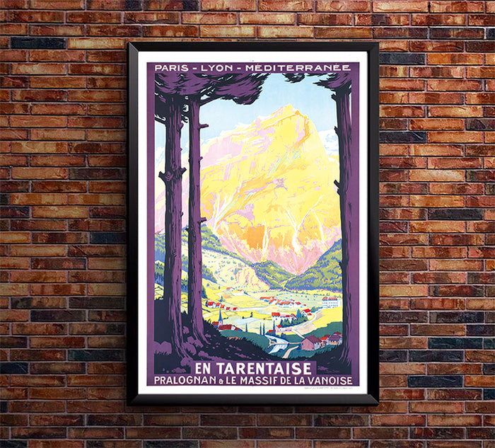 France - En Tarentaise - Vintage Travel Poster