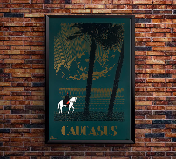 Caucasus - Vintage Travel Poster