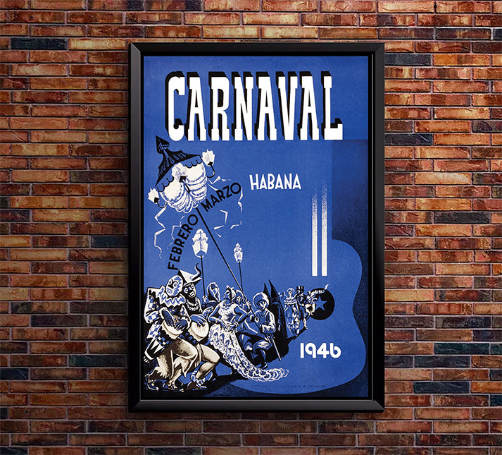 Cuba - Havana - Carnaval - 1946 - Vintage Travel Poster