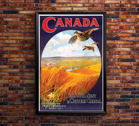 Canada - Build your Nest - Vintage Travel Poster