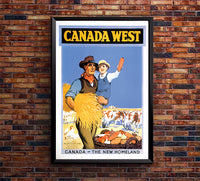 Canada - Canada West 2 - Vintage Travel Poster