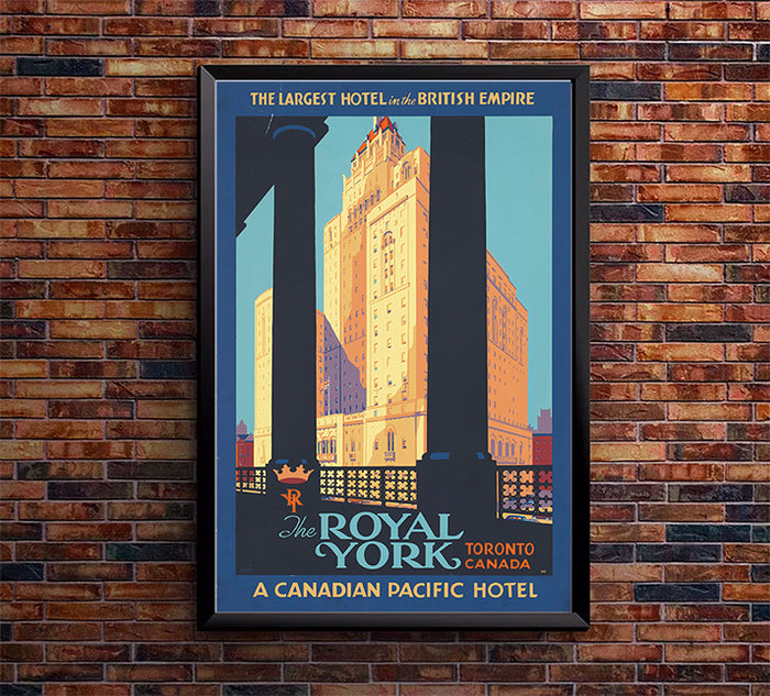 Canada - Royal York Hotel - Vintage Travel Poster