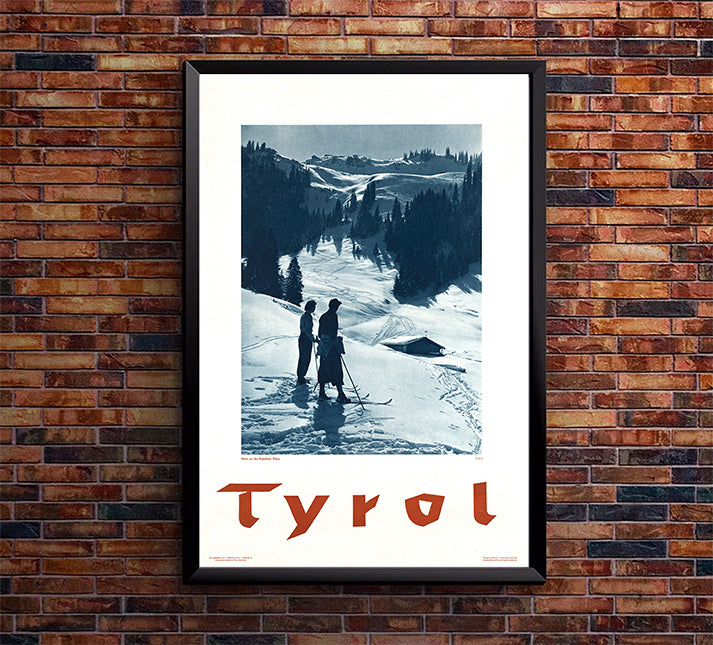 Austria - Tyrol V2 - Vintage Travel Poster