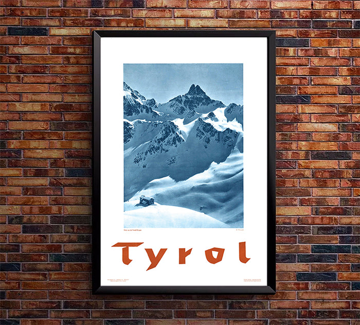 Austria - Tyrol V3 - Vintage Travel Poster