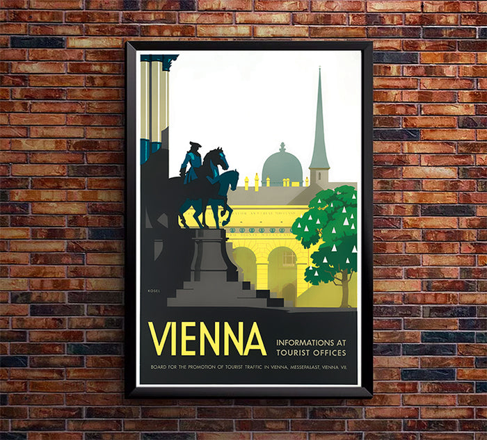 Austria - Vienna - Vintage Travel Poster