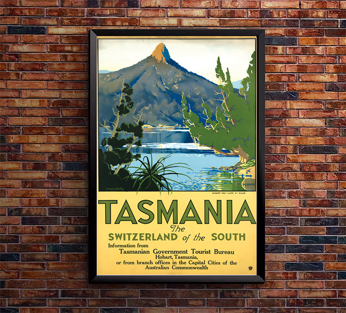 Australia - Tasmania - Vintage Travel Poster