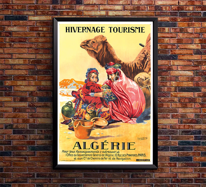 Africa - Algeria 2- Vintage Travel Poster