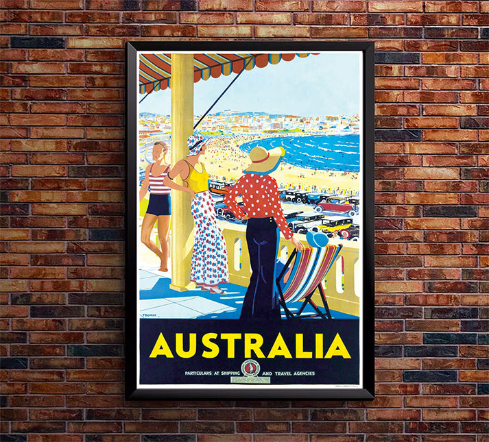 Australia - Vintage Travel Poster