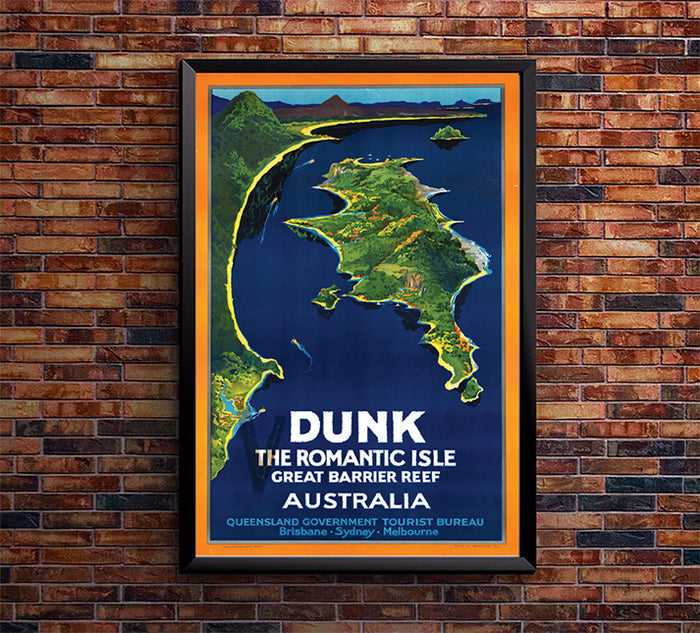 Australia - Dunk - Vintage Travel Poster