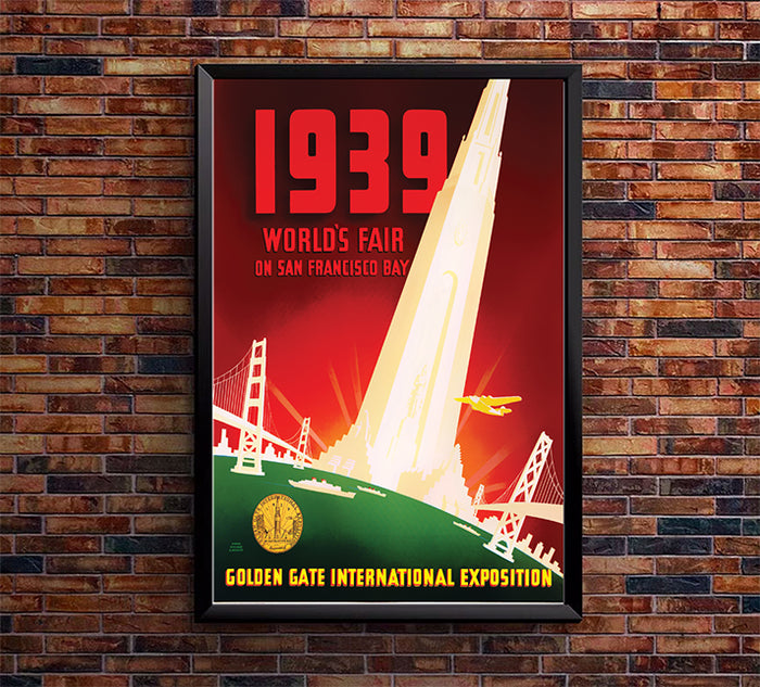 San Francisco Worlds Fair 1939 - Vintage Travel Poster