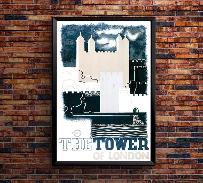 UK_England_Tower of London - Vintage Travel Poster