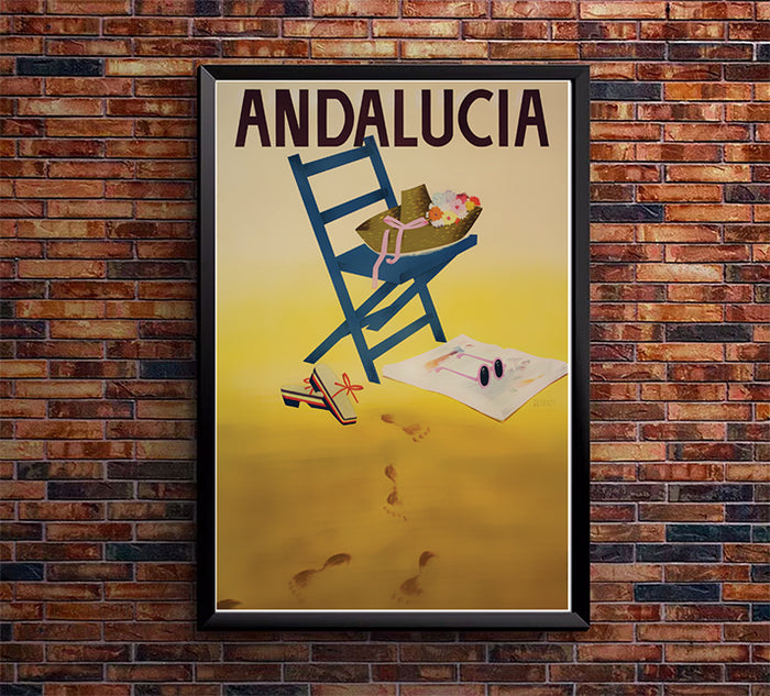 Spain - Andalucia - Vintage Travel Poster