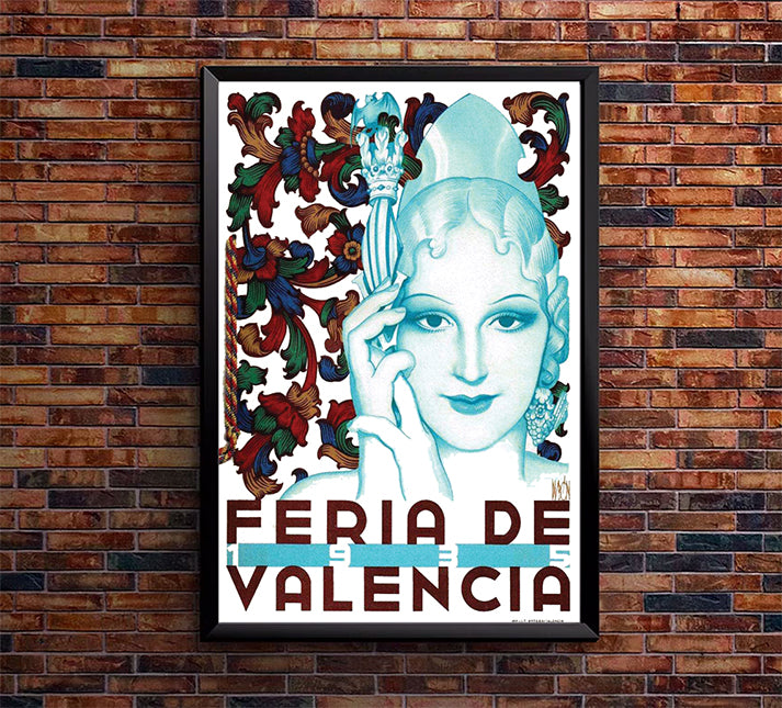 Spain - Valencia - 1935 - Vintage Travel Poster