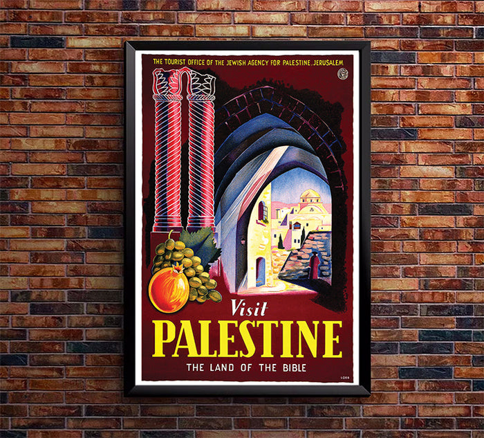 Palestine - Visit Palestine 2 - Vintage Travel Poster