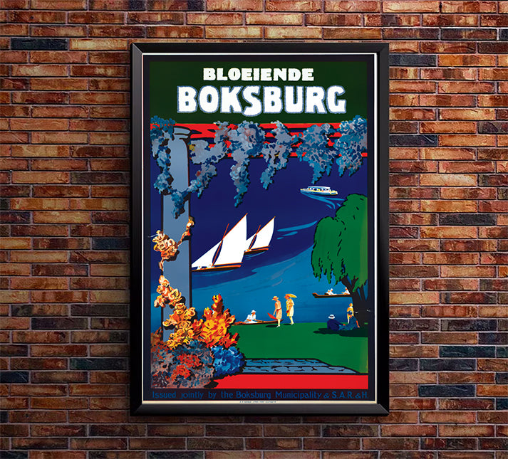 South Africa - Boksburg - Vintage Travel Poster