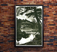 Japan - Kinkakuji - Kyoto - Vintage Travel Poster