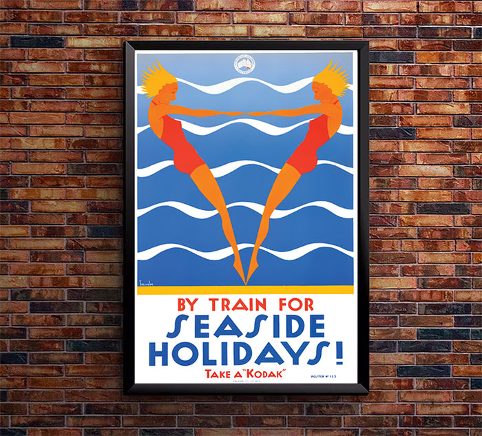 Australia - Victorian Railways - Seaside - Vintage Travel Poster