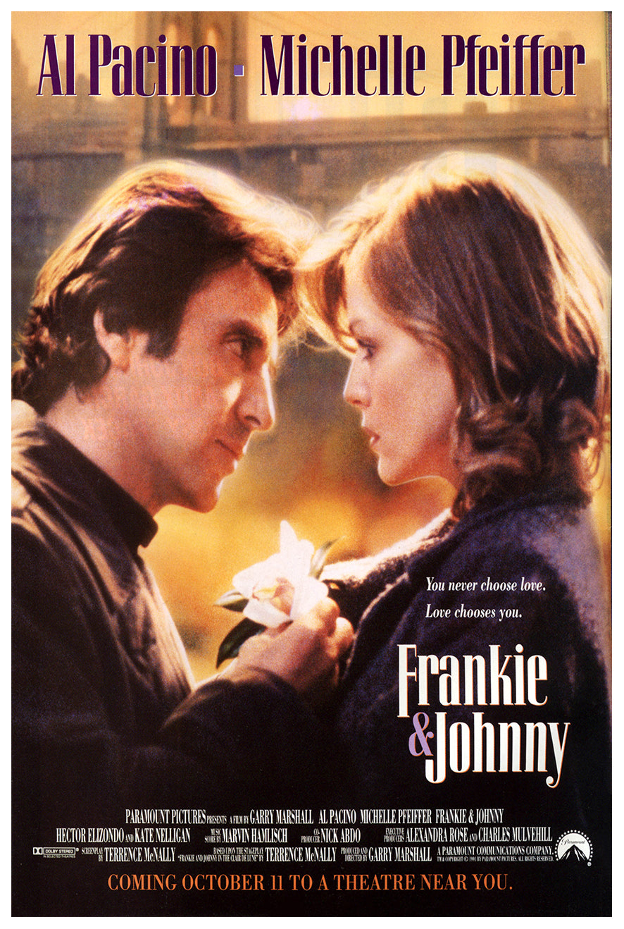 Frankie and Johnny 1991 - AL Pacino - US - Classic Movie Poster