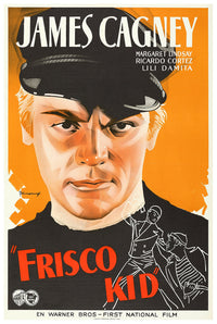 Frisco Kid 1935 - James Cagney - Sweden - Classic Movie Poster
