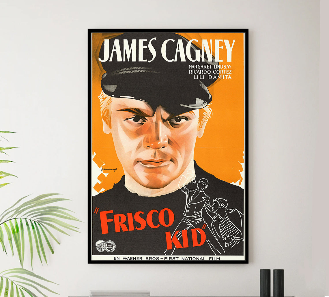 Frisco Kid 1935 - James Cagney - Sweden - Classic Movie Poster