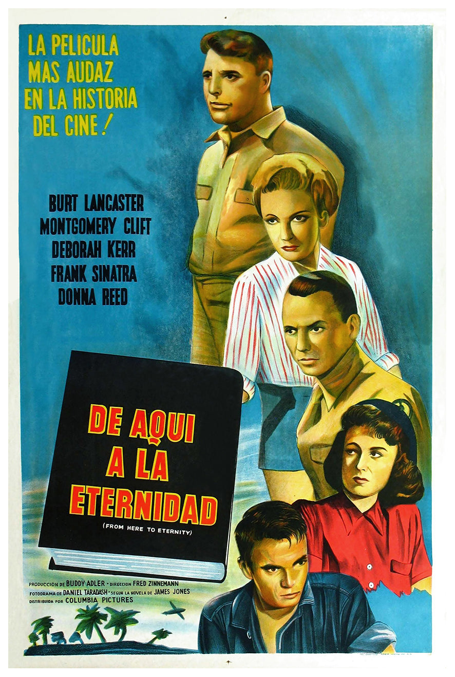 From Here to Eternity 1953 - Burt Lancaster - Argentina - Classic Movie Poster