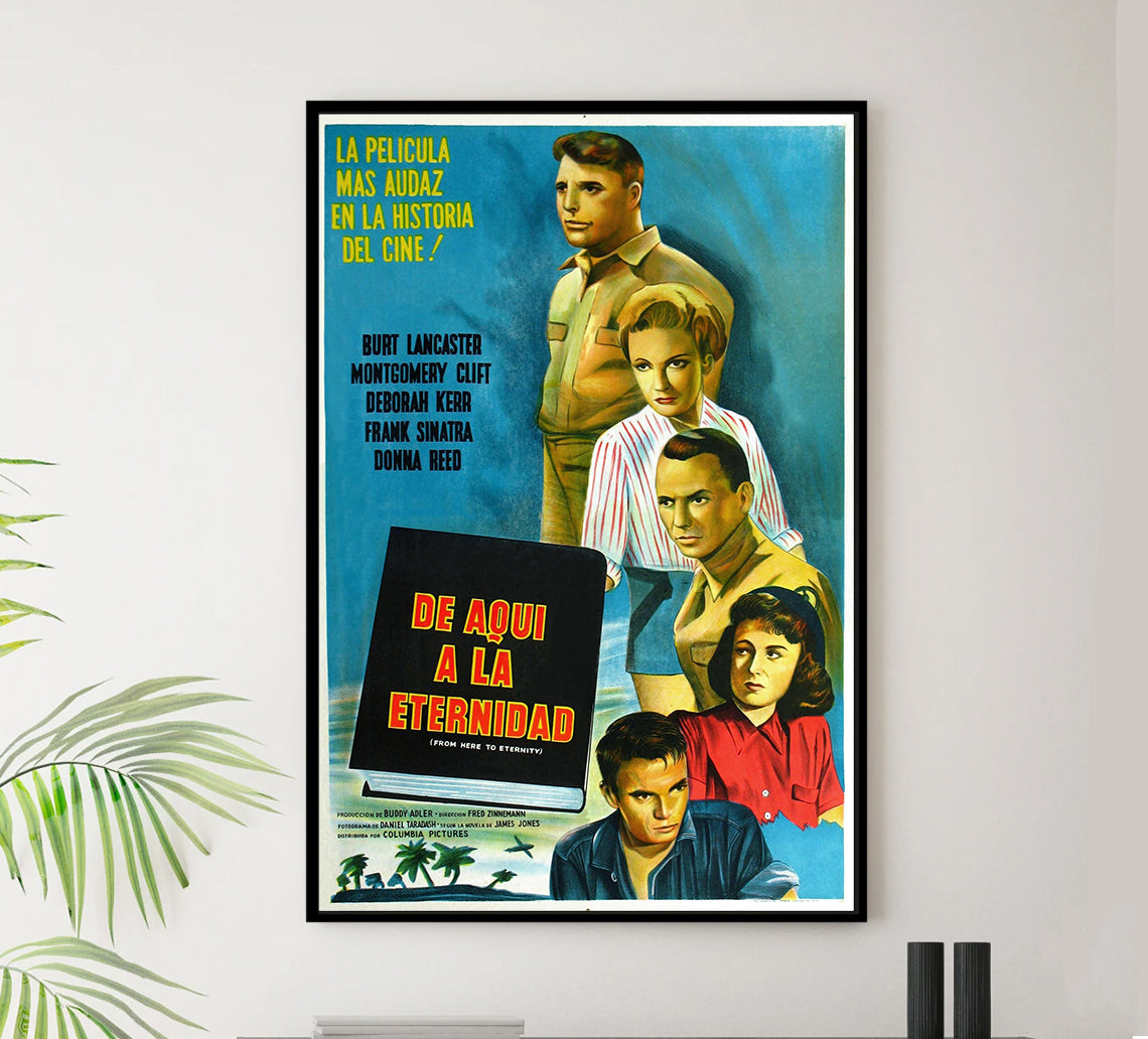 From Here to Eternity 1953 - Burt Lancaster - Argentina - Classic Movie Poster