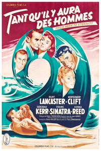 From Here to Eternity 1953 - Burt Lancaster - France - Classic Movie Poster
