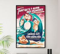 From Here to Eternity 1953 - Burt Lancaster - France - Classic Movie Poster