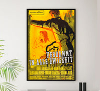 From Here to Eternity 1953 - Burt Lancaster - Germany - Classic Movie Poster