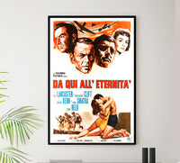 From Here to Eternity 1953 - Burt Lancaster - Italy - Classic Movie Poster