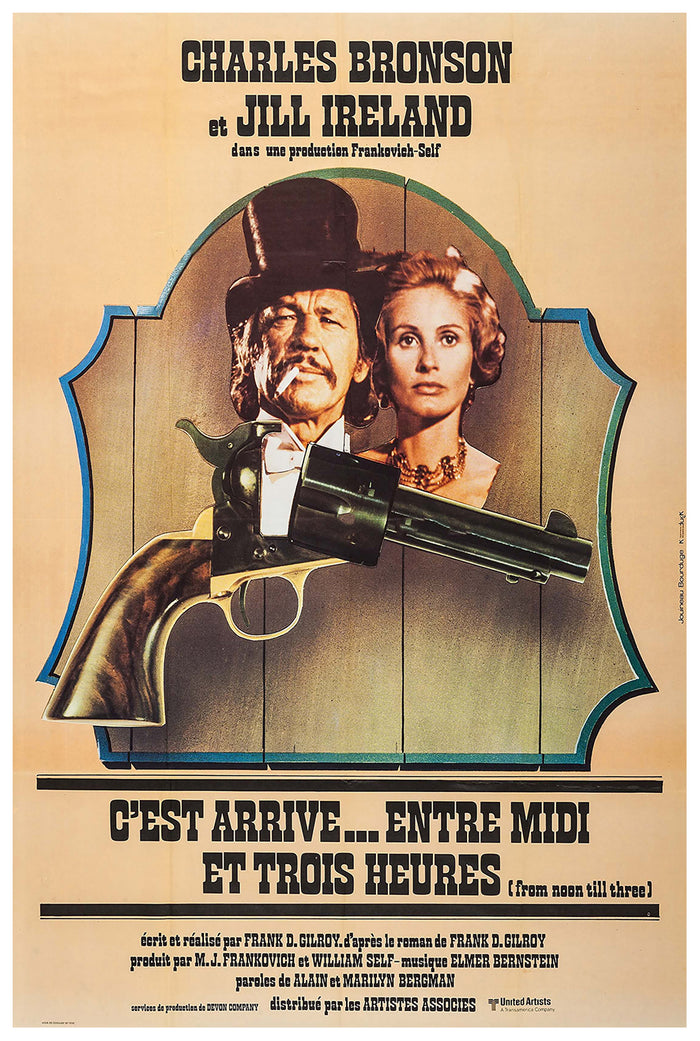 From Noon Till Three 1976 - France - Classic Movie Poster