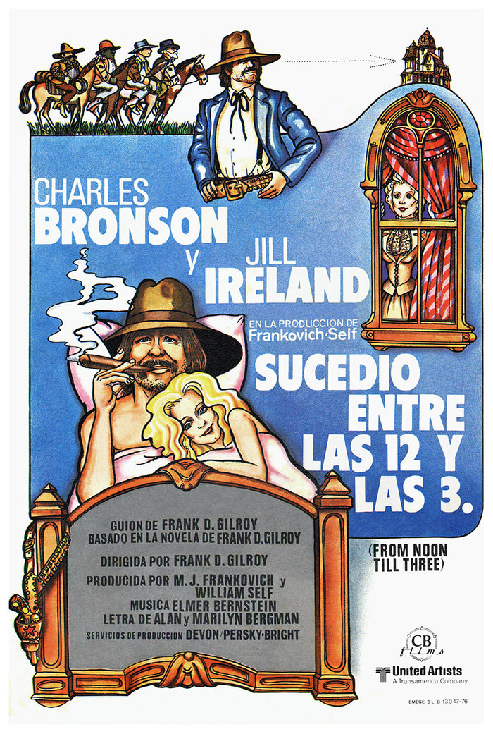 From Noon Till Three 1976 - Spain - Classic Movie Poster