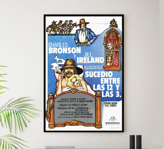 From Noon Till Three 1976 - Spain - Classic Movie Poster
