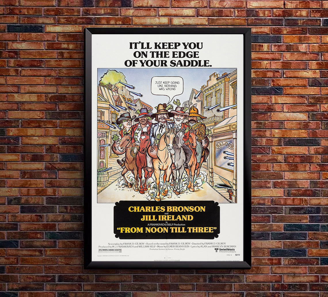 From Noon Till Three 1976 - Charles Bronson - US (2) - Classic Movie Poster