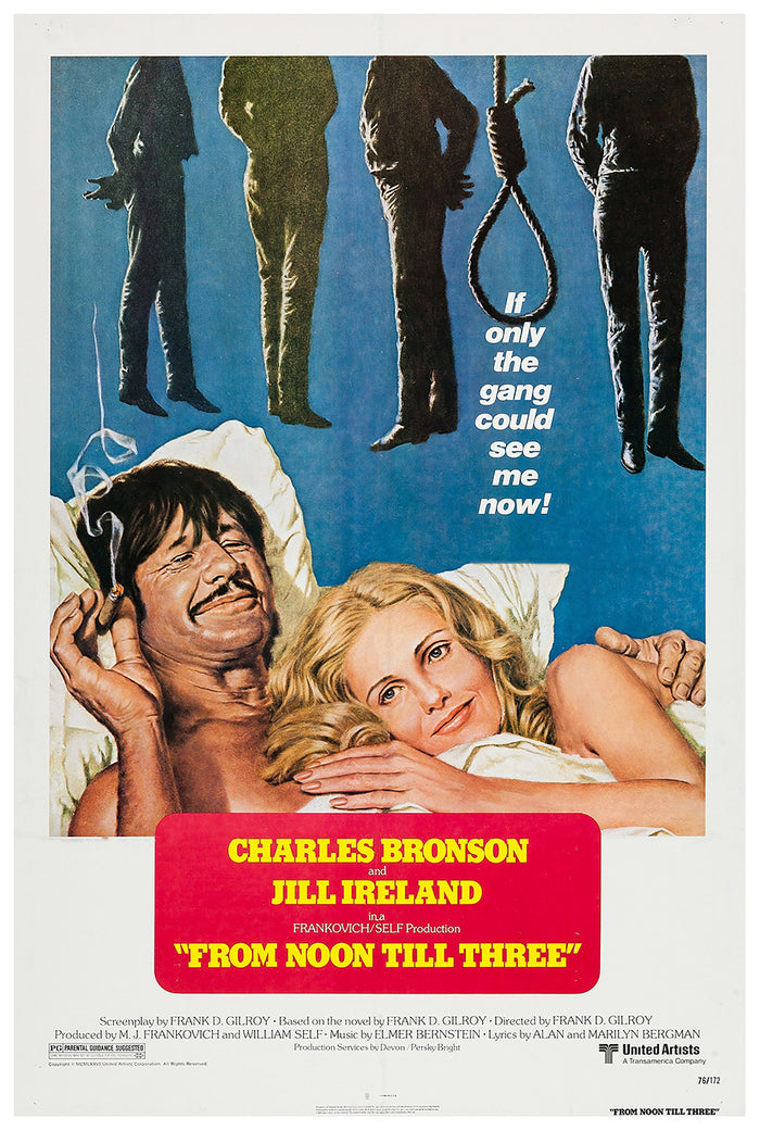 From Noon Till Three 1976 - Charles Bronson - US - Classic Movie Poster