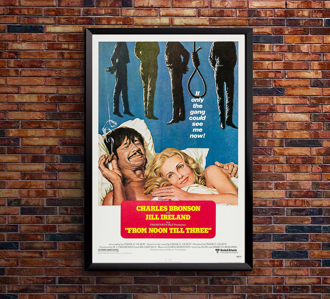 From Noon Till Three 1976 - Charles Bronson - US - Classic Movie Poster