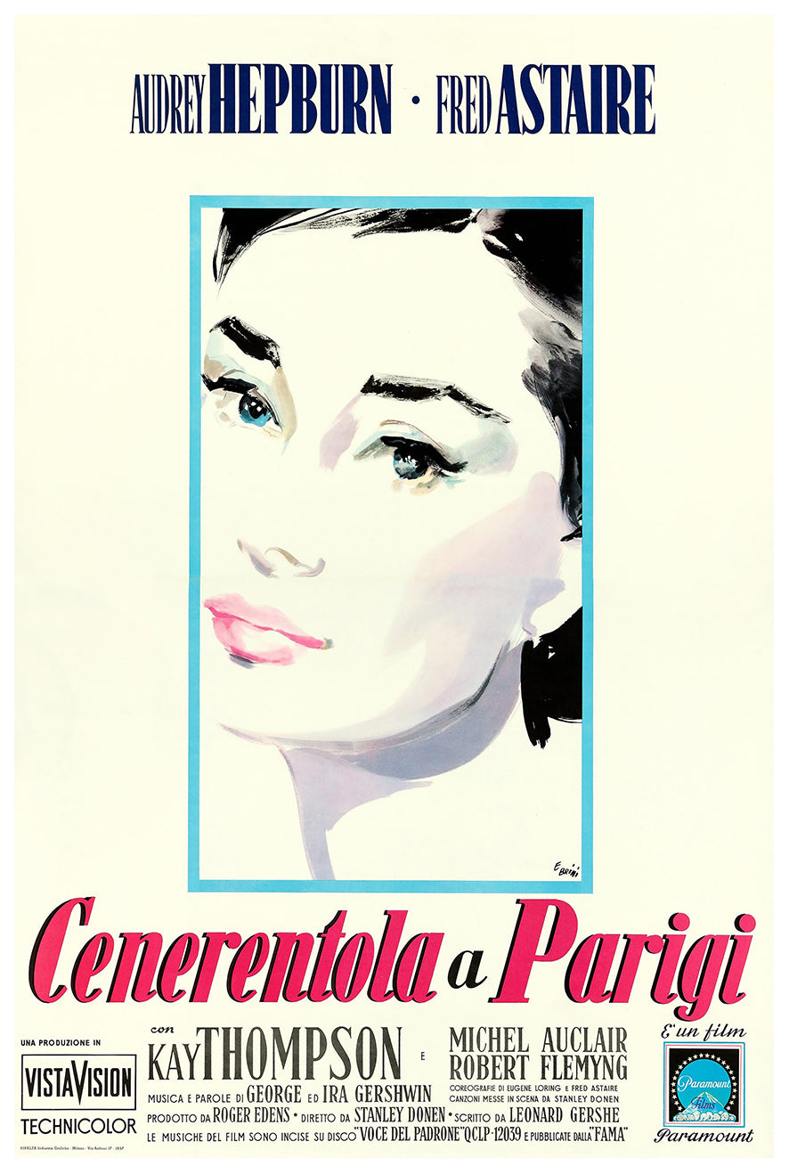 Funny Face 1957 - Italy (3) - Classic Movie Poster