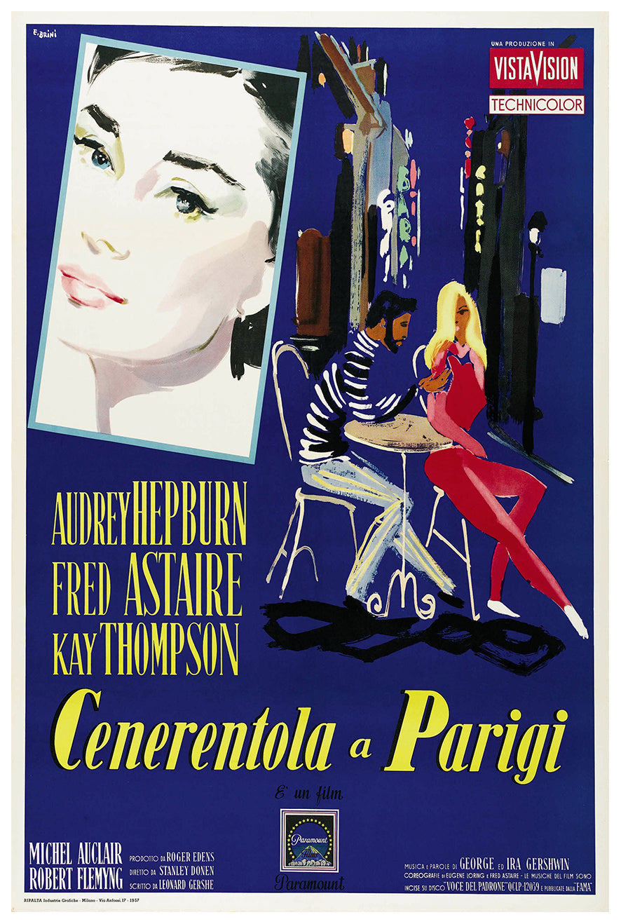 Funny Face 1957 - Italy (4) - Classic Movie Poster
