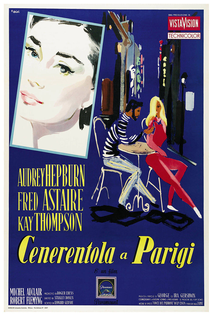 Funny Face 1957 - Italy (4) - Classic Movie Poster