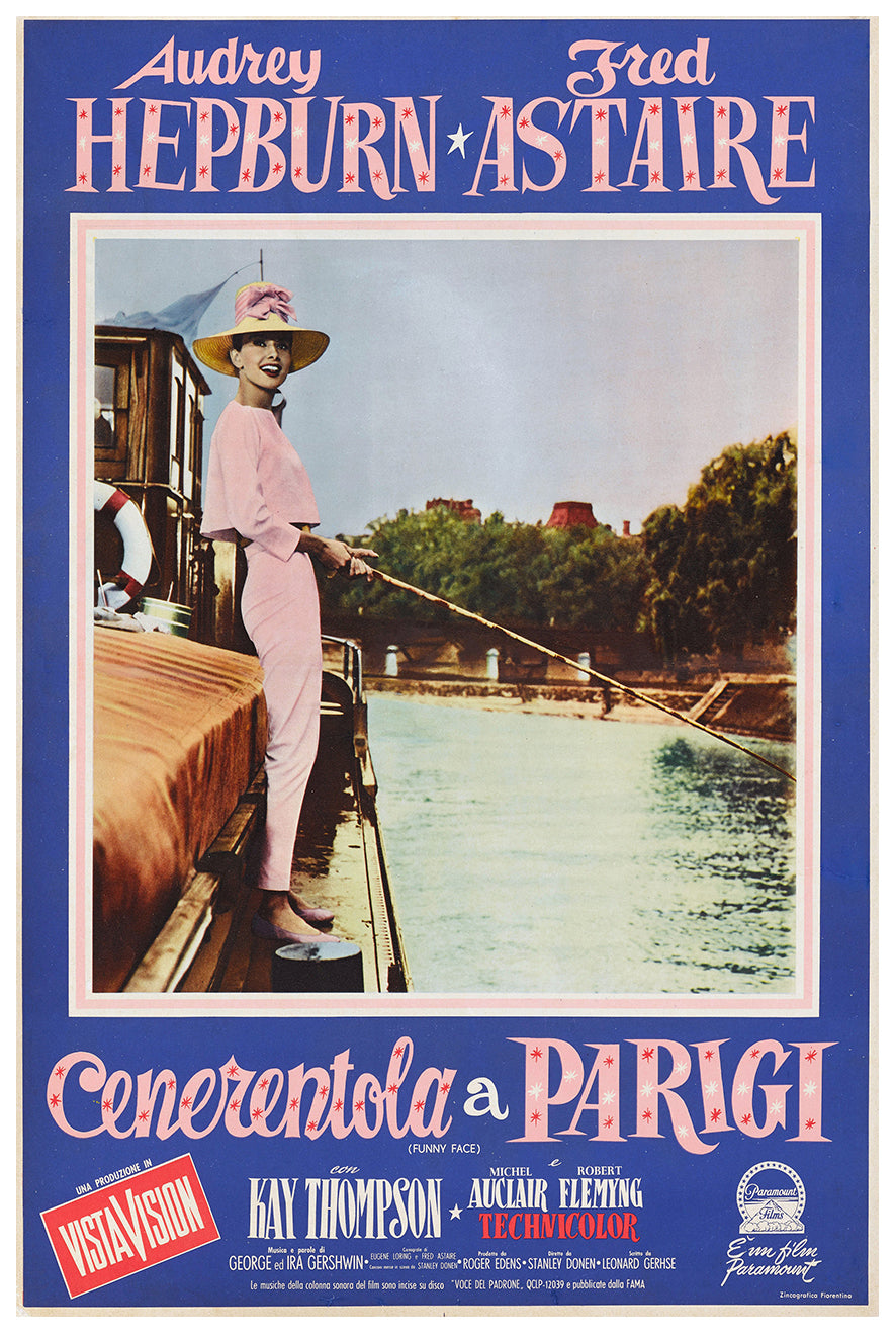 Funny Face 1957 - Italy - Classic Movie Poster