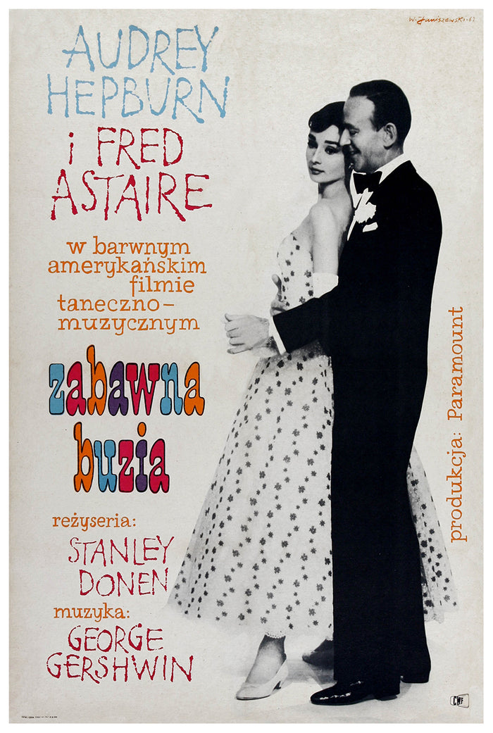 Funny Face 1957 - Poland - Classic Movie Poster