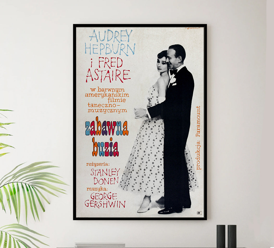 Funny Face 1957 - Poland - Classic Movie Poster