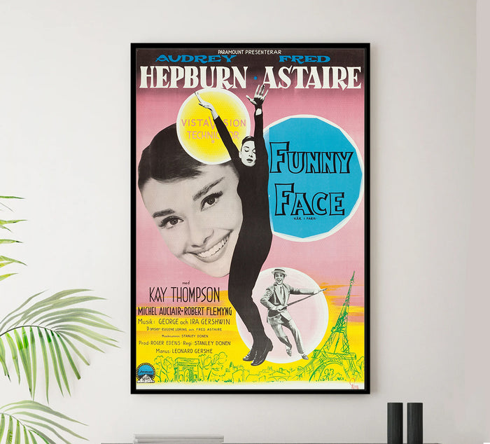 Funny Face 1957 - Sweden (2) - Classic Movie Poster