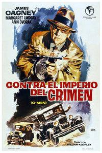 G Men 1935 - James Cagney - Spain - Classic Movie Poster
