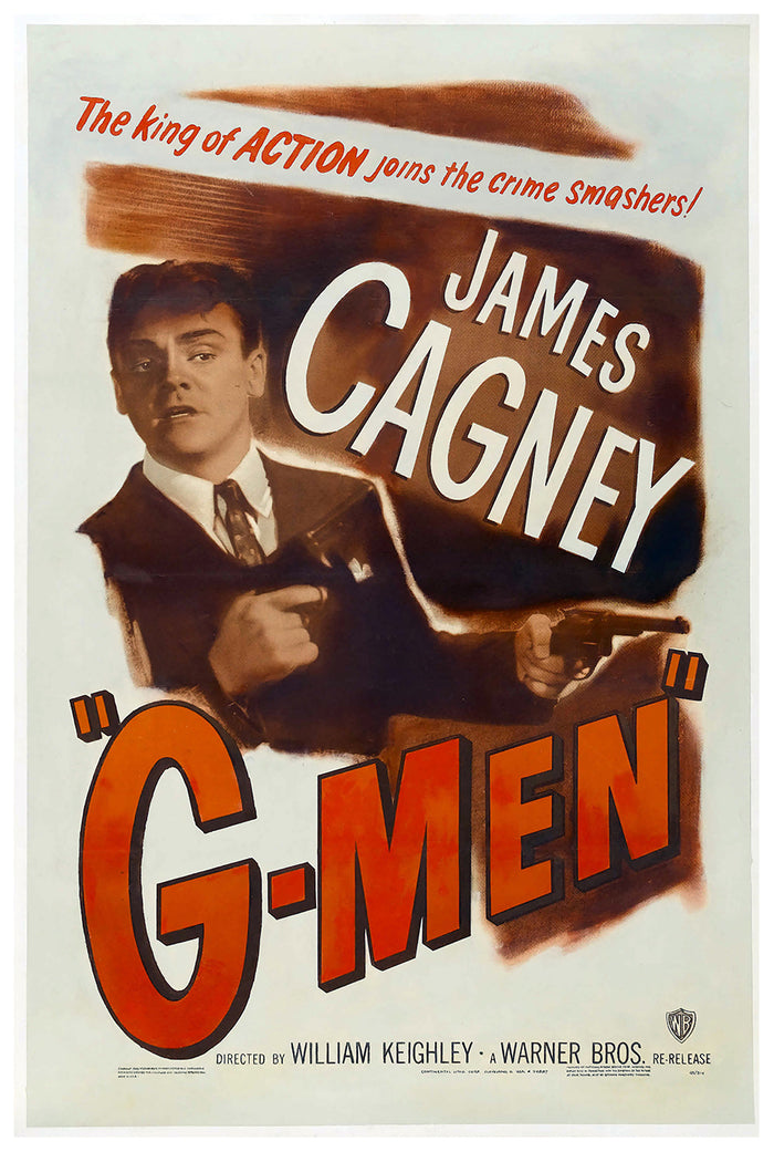 G Men 1935 - James Cagney - US 2 - Classic Movie Poster