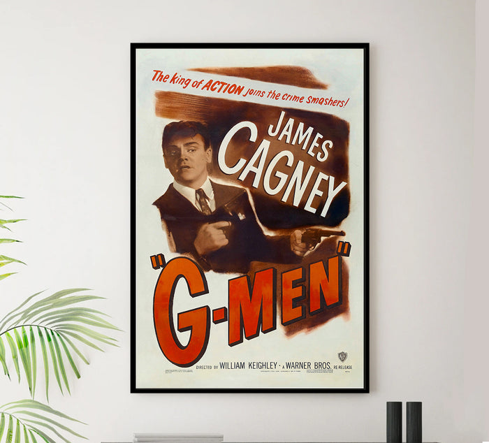 G Men 1935 - James Cagney - US 2 - Classic Movie Poster
