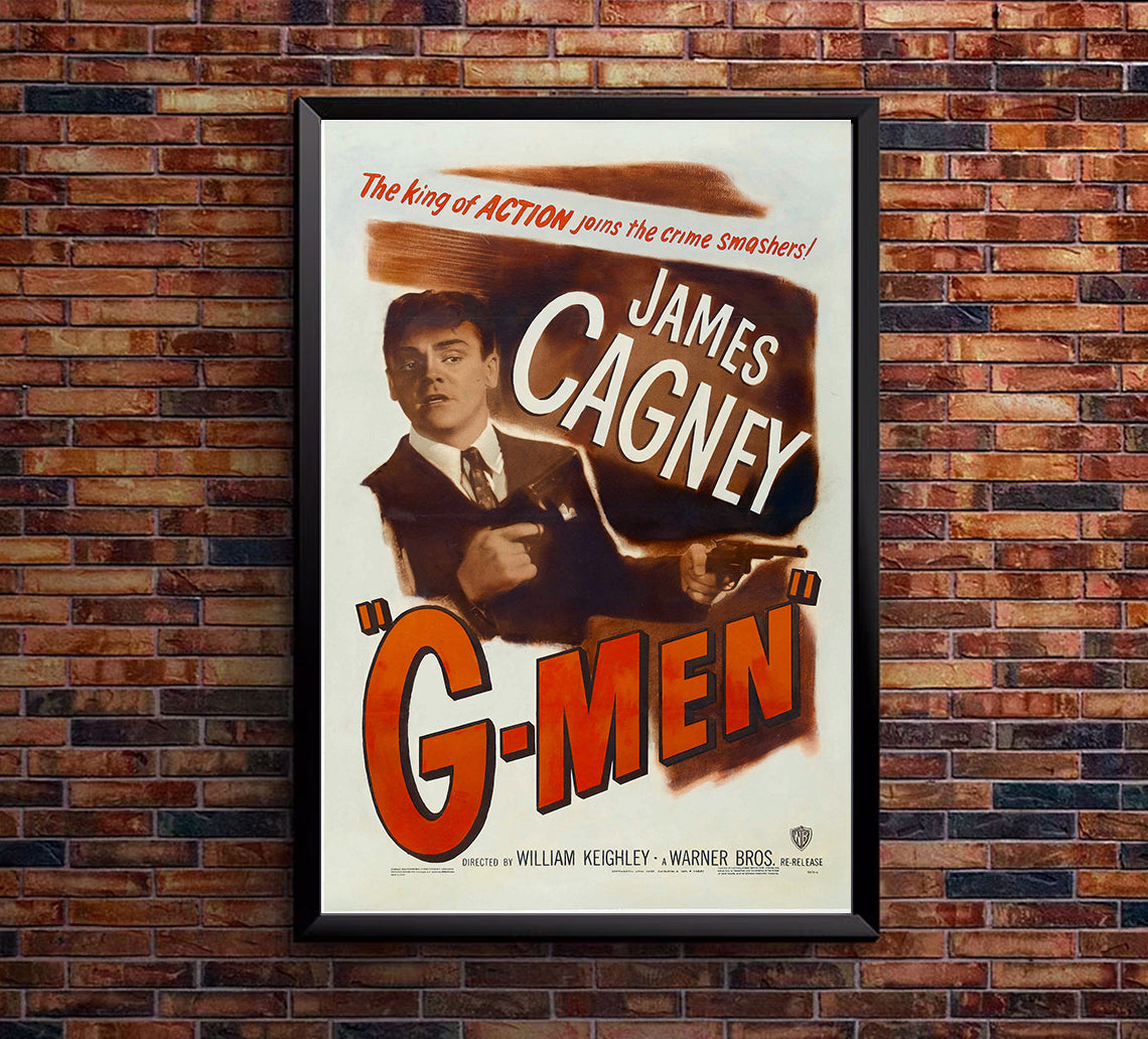 G Men 1935 - James Cagney - US 2 - Classic Movie Poster