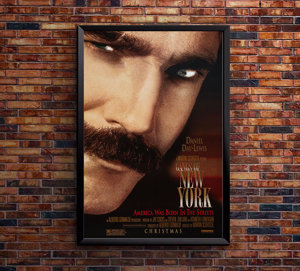 Gangs Of New York 2002 - Daniel Day Lewis - Classic Movie Poster