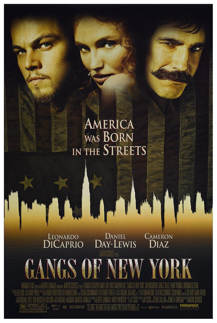 Gangs Of New York 2002 v1 - Classic Movie Poster