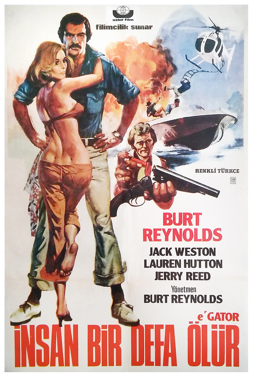 Gator 1976 - Turkey - Classic Movie Poster